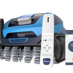 Polaris FREEDOM Plus Cordless Robotic Pool Cleaner with Handheld Remote and Charging Caddy