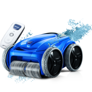 Polaris 9550 Sport 4WD Robotic Pool Cleaner with Motion-Sensing Remote and Weekly Timer